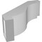Ekena Millwork 5-in. W x 14-in. D x 14-in. H Copenhagen Architectural Grade PVC Knee Brace BRCP05X14X14CHG - alternate 4